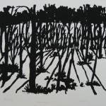 Trees and Shadows (Silk screen)