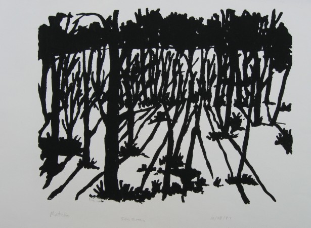 Trees and Shadows (Silk screen)